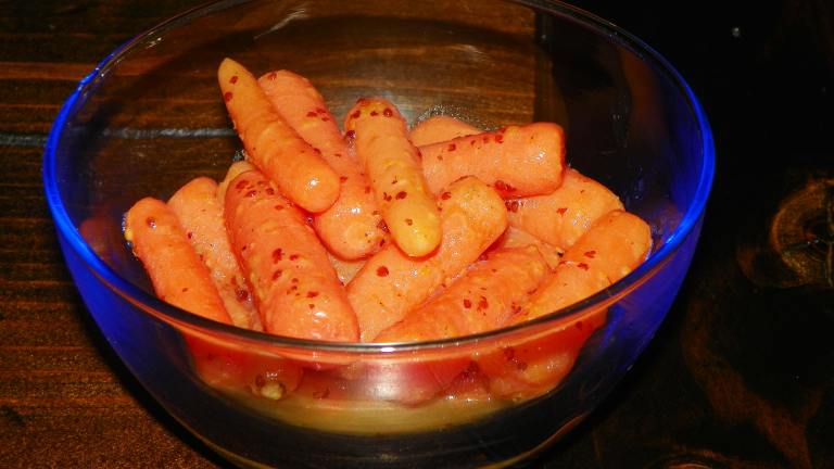 Baby Carrots With Brown Sugar and Mustard Created by Baby Kato
