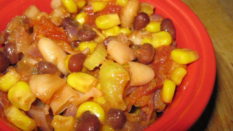 Black and White Bean Chili Created by threeovens