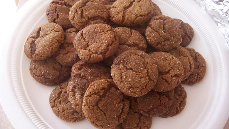 Diabetic Chewy Molasses Ginger Cookies Created by anme7039