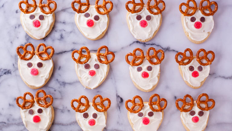 Frosted Reindeer Cookies Created by DianaEatingRichly