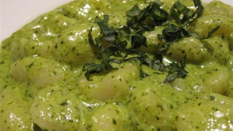 Pesto and Lemon Gnocchi Created by Chickee