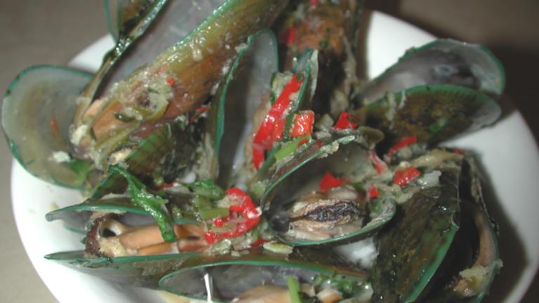 Steamed Mussels With Chilli and Coriander Created by Chef floWer