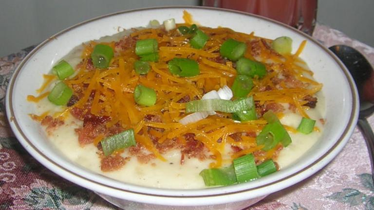 Baked Potato Soup for a Crowd Created by Lavender Lynn