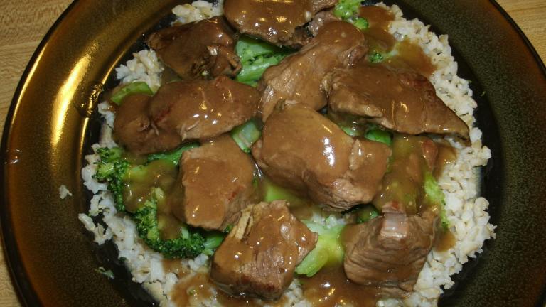 Braised Beef Tips over Rice Created by PSU Lioness