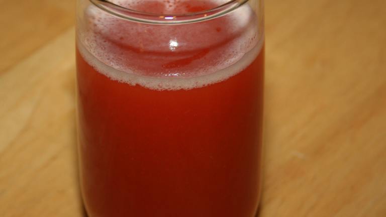 Homemade Tomato Juice (Without Tomatoes) (Low Fat) Created by Miss Diggy