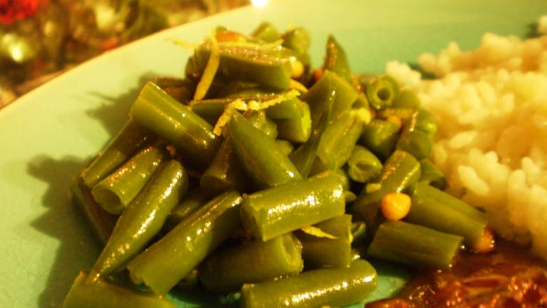 Green Beans With Lemon and Pine Nuts Created by breezermom