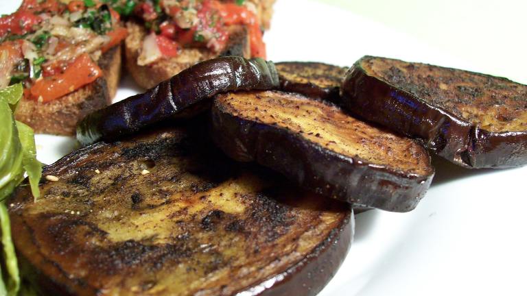 Eggplant (Aubergine) Croutons created by Sharon123