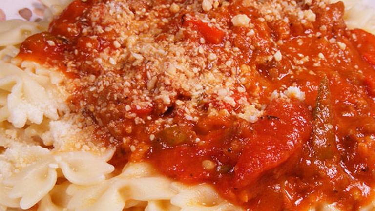 Sausage Pasta Sauce Created by Lavender Lynn