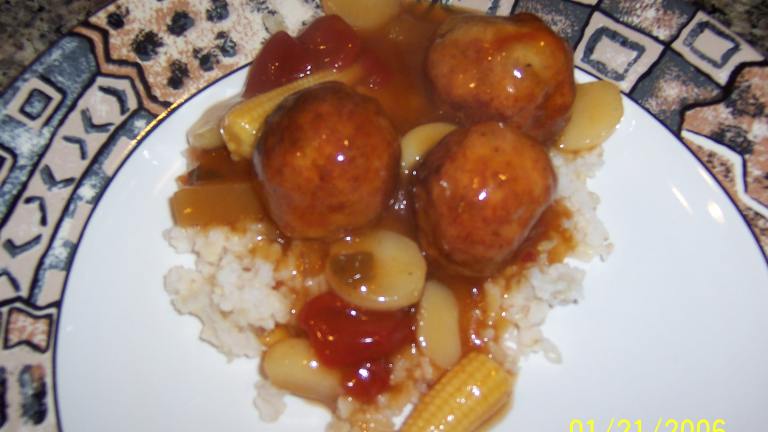 Chelle's Famous Sweet and Sour Meatballs Recipe - Food