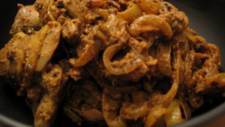 Fried Liver Curry ( Lamb, Pork or Chicken ) created by Engrossed