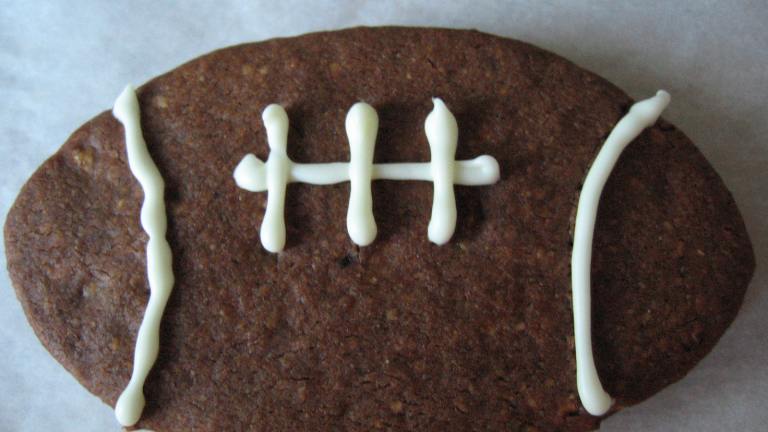 Fabulous Filbert Football Cookies Aka Super Bowl Cookies Recipe - Food.com