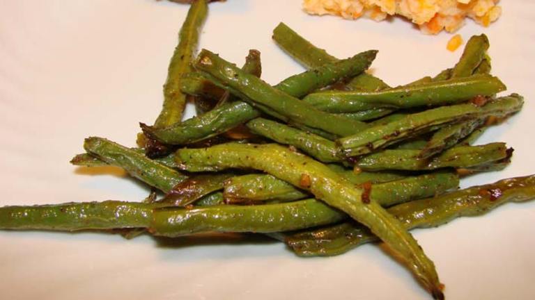 Ginger-Roasted Green Beans Created by Boomette