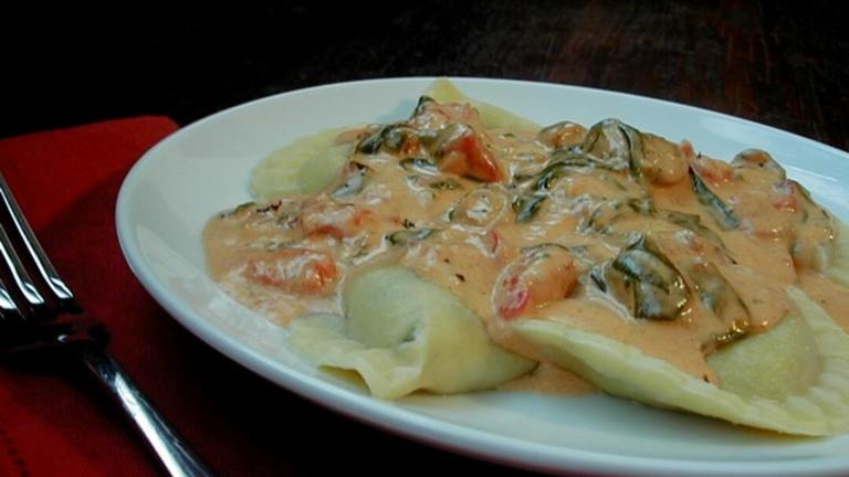 Spinach Tomato Tortellini created by Ms B.