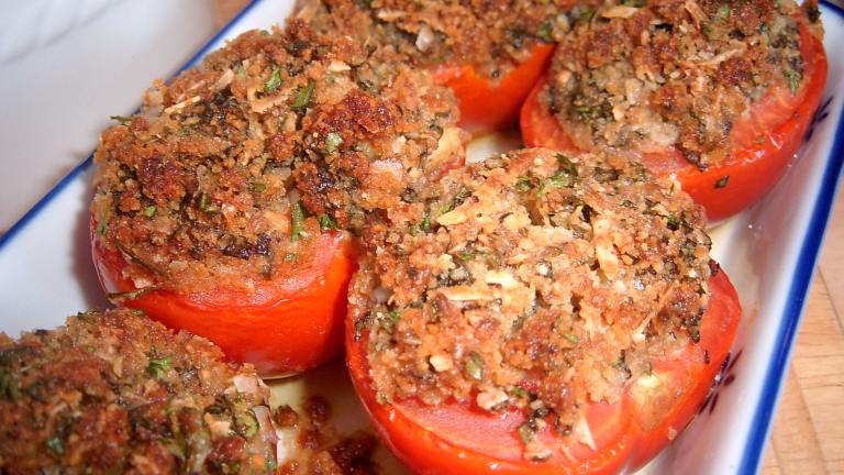 Becky's Baked Tomatoes With Basil and Parmesan created by CulinaryQueen