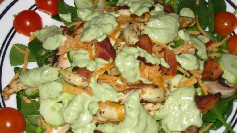 BLT Salad With Avocado Dressing Created by packeyes