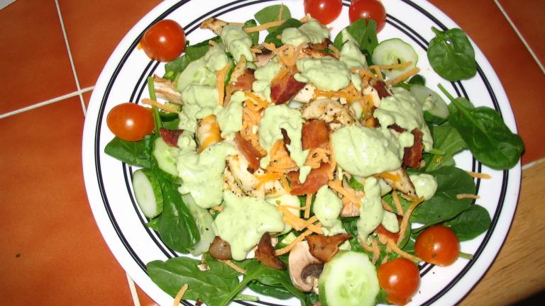 BLT Salad With Avocado Dressing Created by packeyes