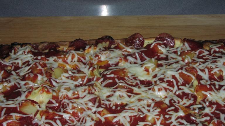 Aunt Alta's Crazy Crust Pizza Created by teresas