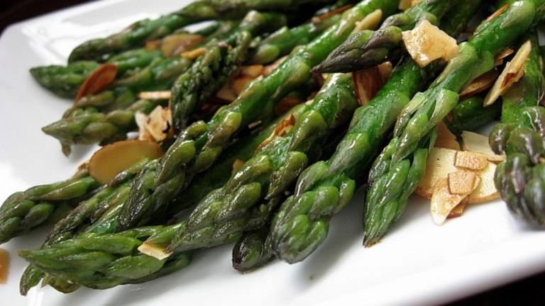 Fresh Asparagus with Buttered Almonds created by Ms B.