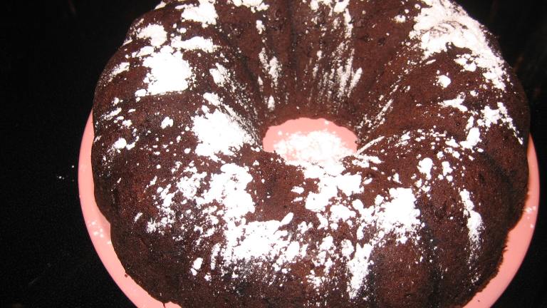Kahlua (Or Amaretto) Chocolate Bundt Cake Created by mary winecoff