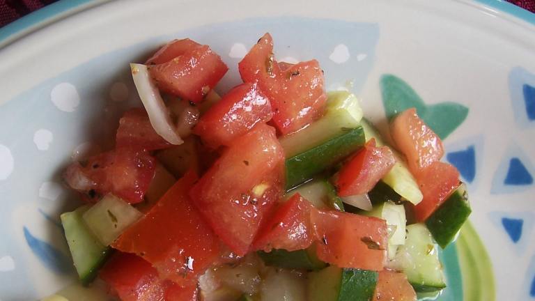 Dave's Tomato and Cucumber Salad Created by lazyme