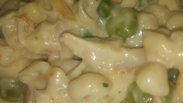 Chicken & Cream of Mushroom over Egg Noodles Created by Kesha R.