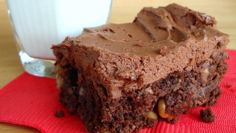 Frosted Fudge Brownies created by Marg CaymanDesigns