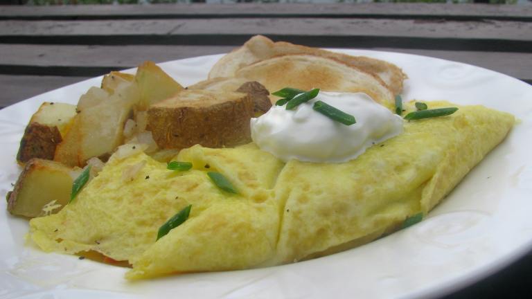 Smoked Salmon & Caramelized Onion Omelet ( #13) Created by lazyme