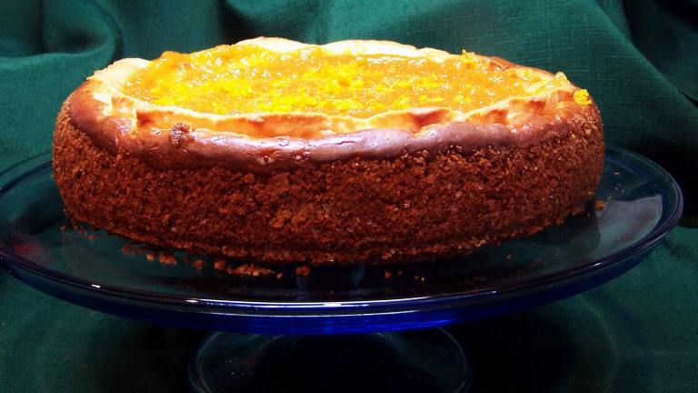 Orange White Chocolate Cheesecake Created by PaulaG