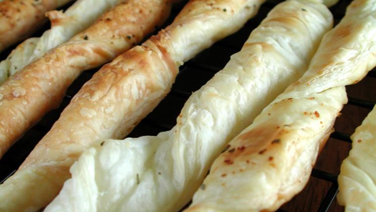 Parmesan Puff Pastry Twists Created by Chef floWer