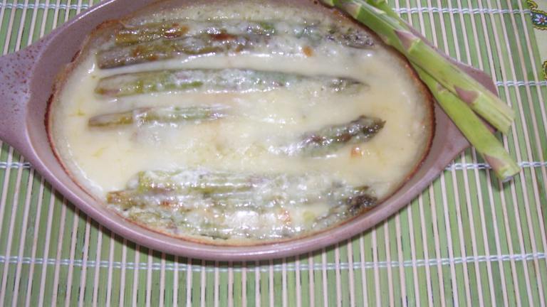 Swiss Styled Asparagus Created by Sageca