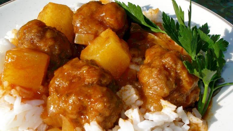Sweet & Sour Meatballs created by Lavender Lynn
