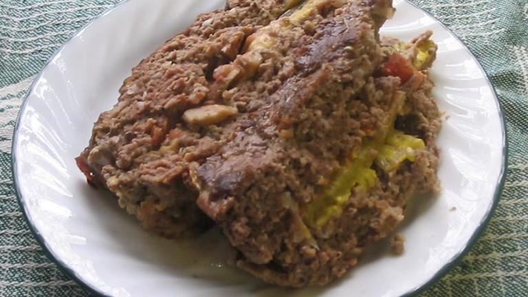 Pickle Stuffed Meatloaf Created by Kats Mom