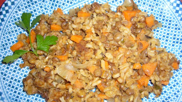 Fakorizo ( Lentils With Rice) created by Jamilahs_Kitchen