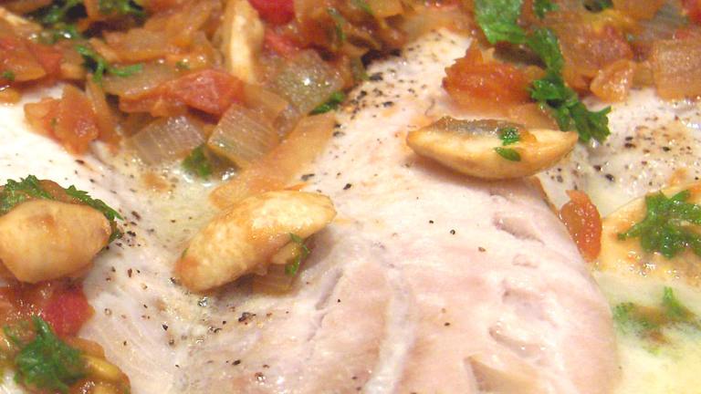 Perch or Snapper Fillet With Tomatoes and Onion Created by Derf2440