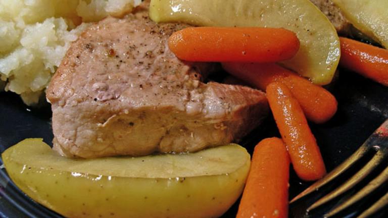 Maple Pork and Apples created by justcallmetoni