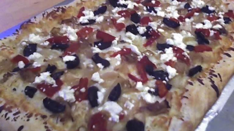 Mediterranean Goat Cheese Pizza created by C. Taylor