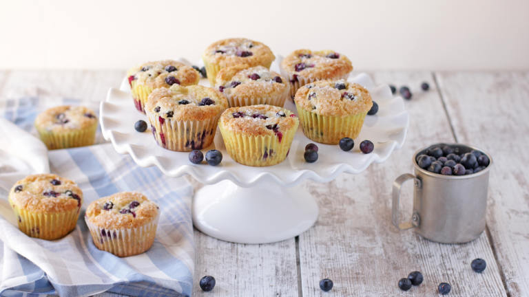 Starbucks Blueberry Muffins Created by DeliciousAsItLooks