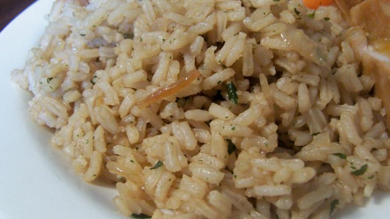 Almost Instant Onion Rice created by Parsley