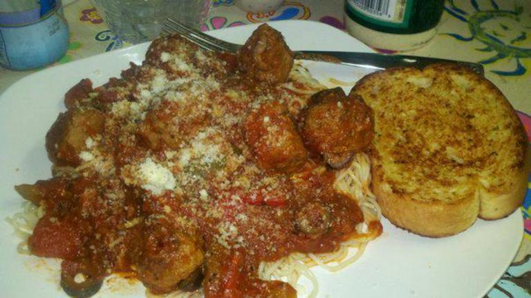 Spaghetti and Meatballs created by Monica P