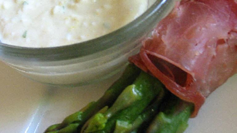 Prosciutto-Wrapped Asparagus Created by Caroline Cooks
