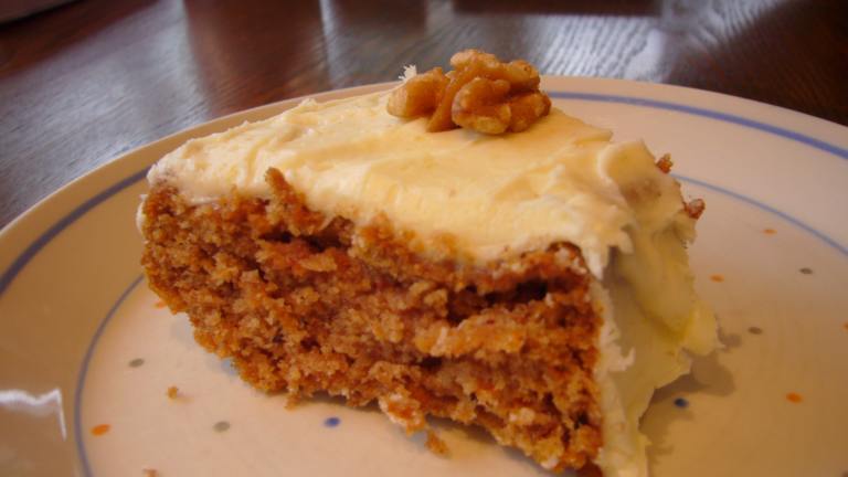 Sour Cream Carrot Cake Created by Perfect Pixie