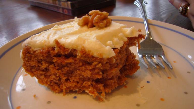 Sour Cream Carrot Cake Created by Perfect Pixie