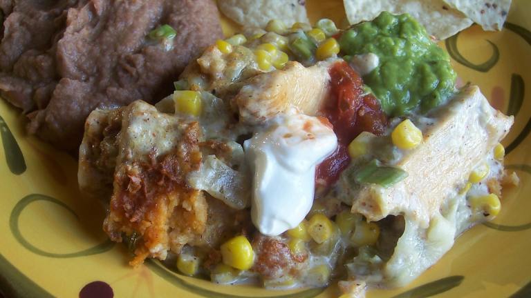 Corn and Green Chili Tamale Casserole created by lazyme