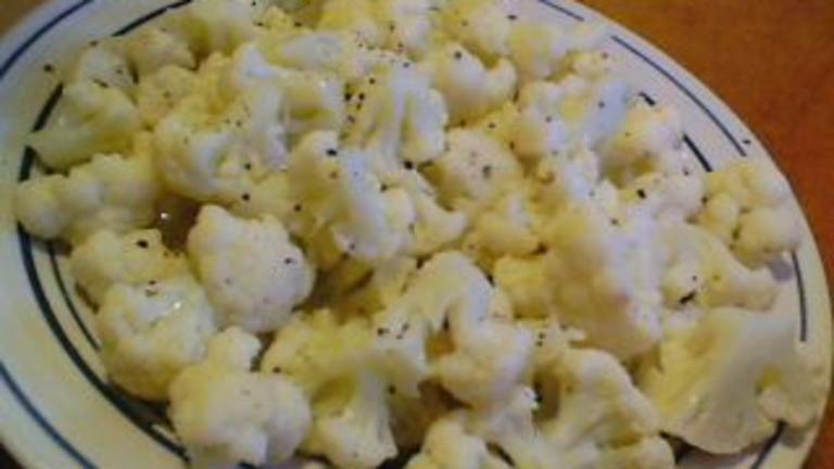 Cauliflower With Lemon Sauce Created by SEvans