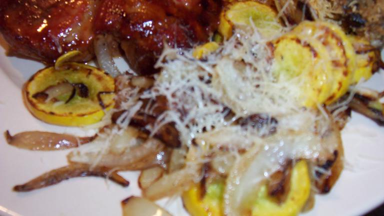 Yellow Squash With Onions and Parmesan created by karen