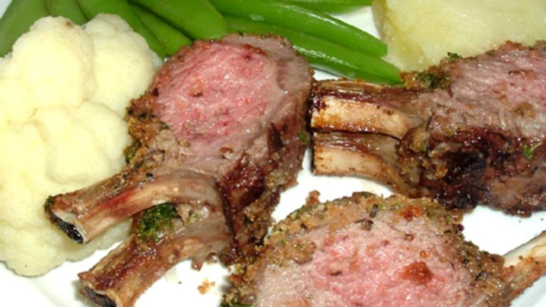 Crusty Rack of Lamb With Parsley Created by Bergy