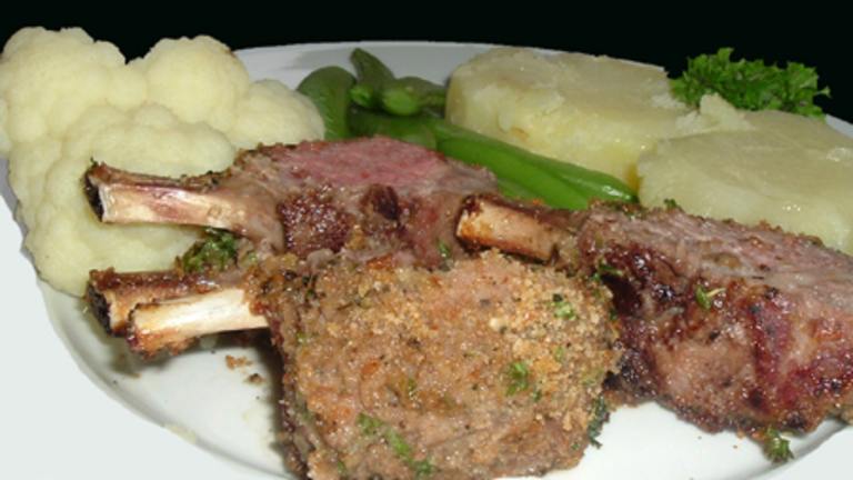 Crusty Rack of Lamb With Parsley Created by Bergy