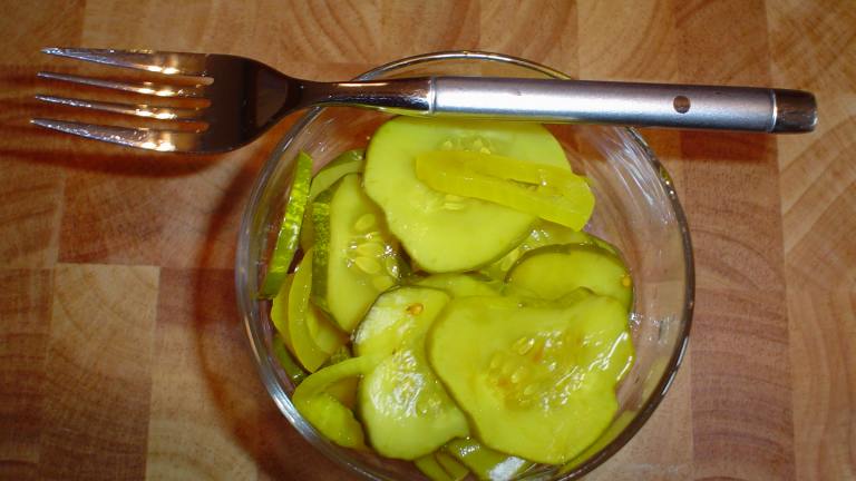Alton Brown's Bread and Butter Pickles created by bmiene