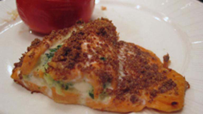 Salmon Stuffed W/Spinach Onion & Cheese created by kelly in TO