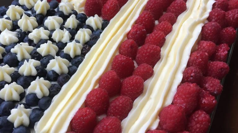 Barefoot Contessa's Flag Cake Created by Belgophile